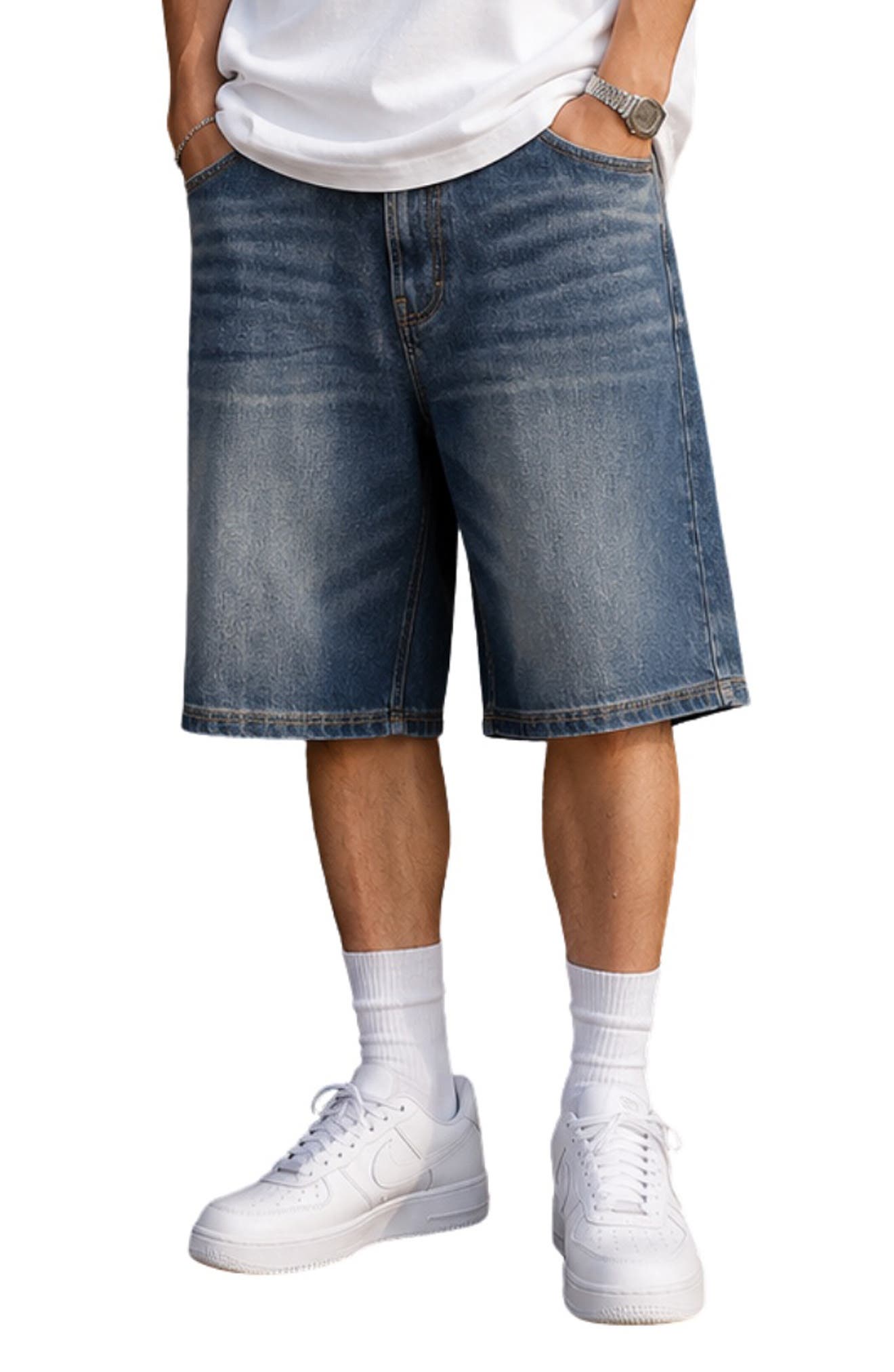 Baggy Denim Shorts
