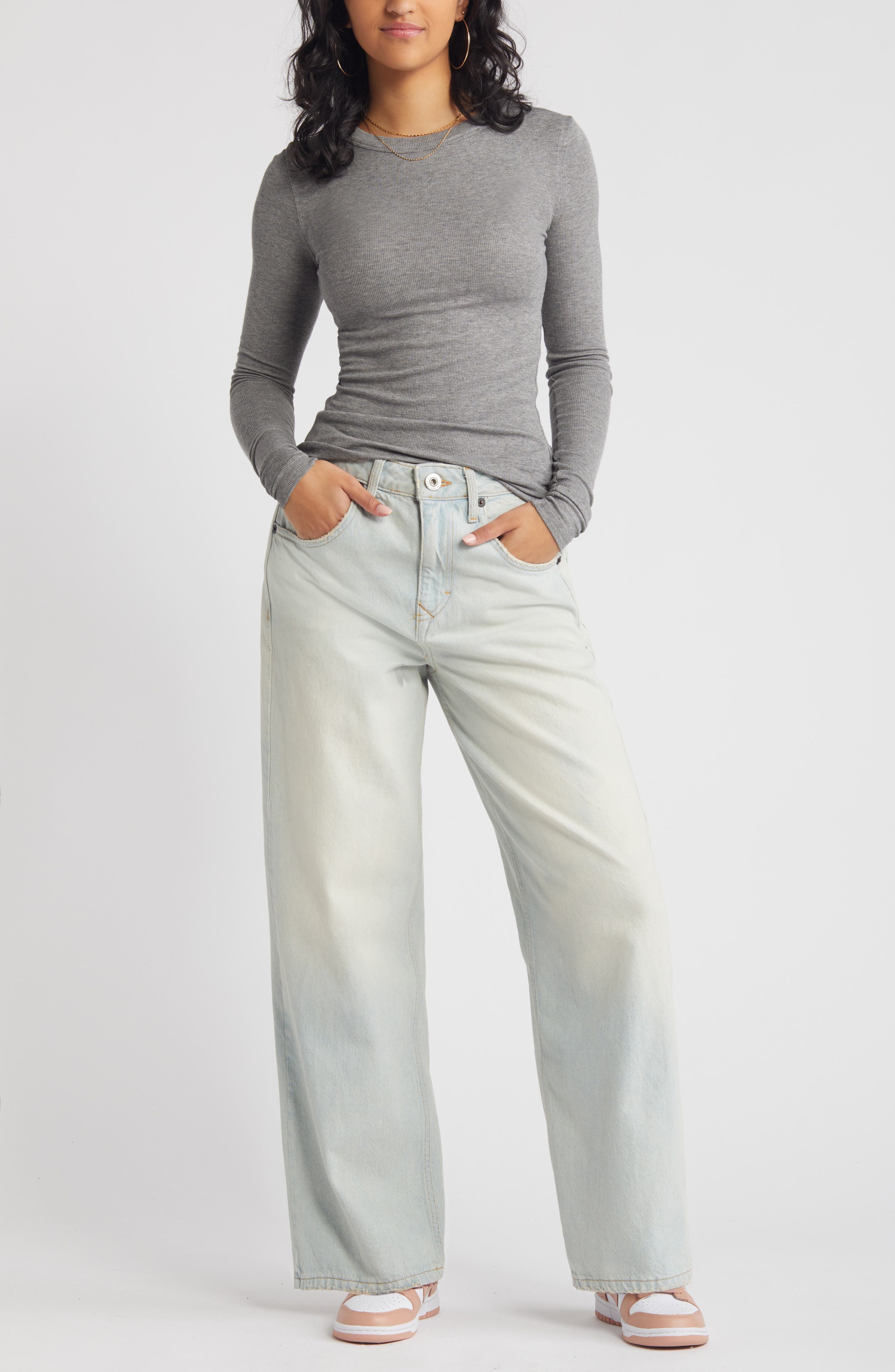 Ribbed Long Sleeve T-Shirt - image 4