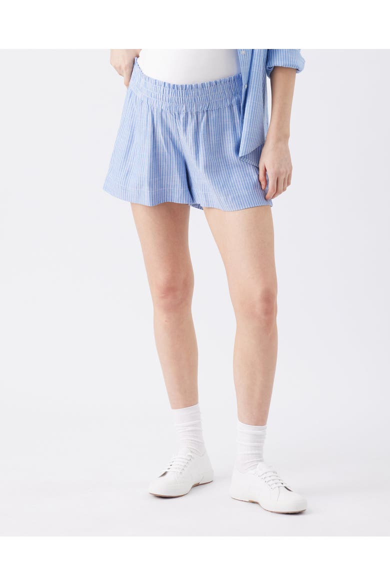 Abby Stripe Short, Alternate, color, Blue / White