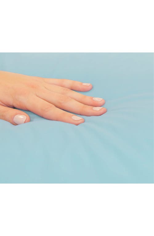 Modern Living Cotton Sateen Sheet Set In Soft Aqua
