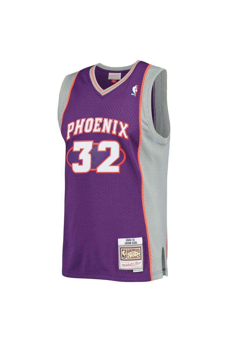 Men's Mitchell & Ness Jason Kidd Purple Phoenix Suns Big & Tall Hardwood Classics 2000/01 Swingman Jersey, Alternate, color, Purple