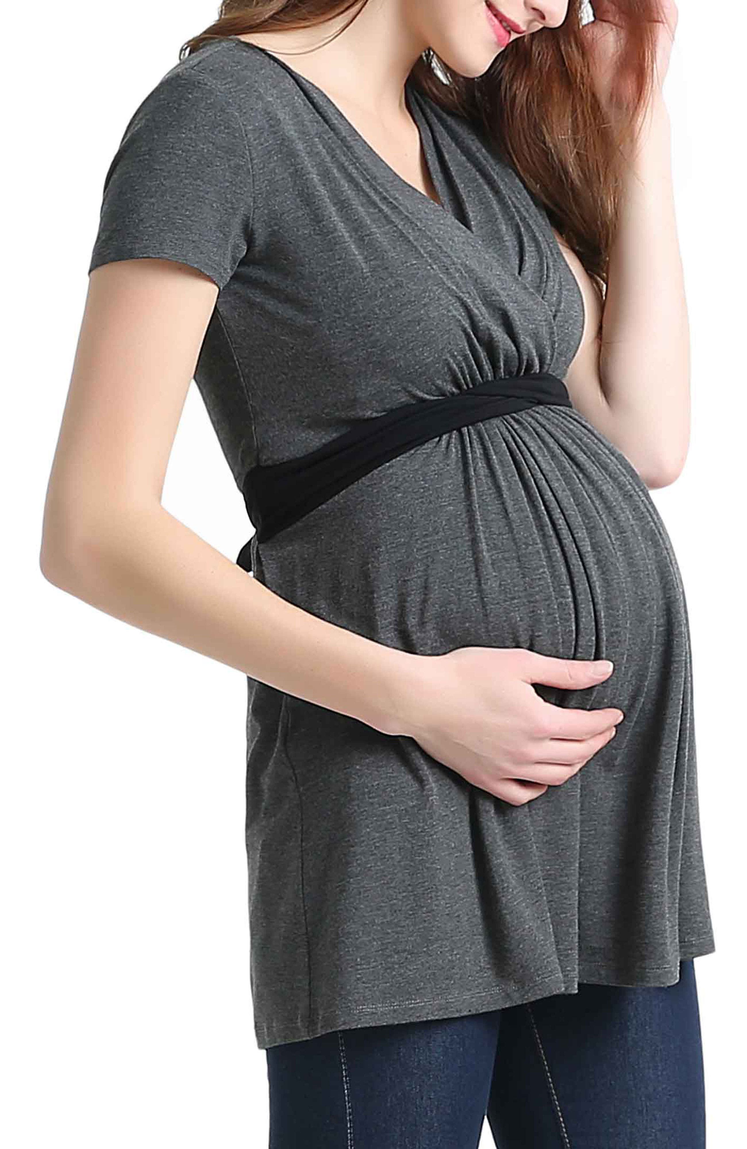 Maternity Nursing Colorblock Tunic Top - image 4
