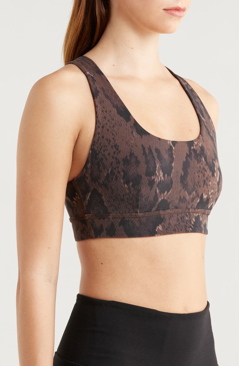 Sweaty Betty Reversible Yoga Sports Bra, Alternate, color, Brownpytho