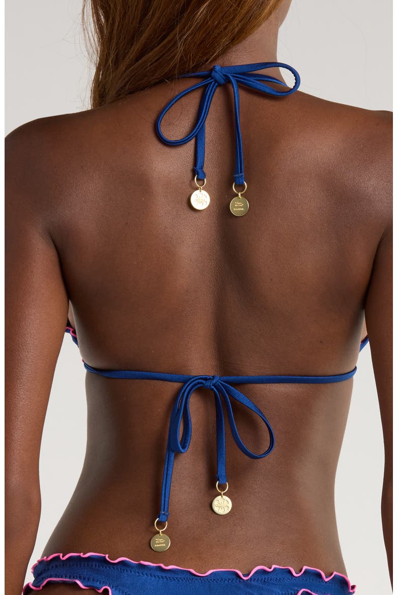 Lettuce Trim Bikini Top, Alternate, color, MYSTIC MOON
