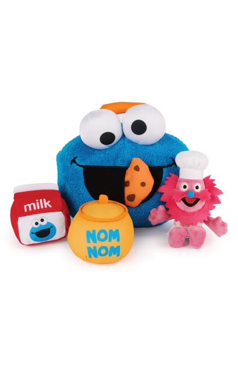 Cookie Monster & Gonger Plush Playset