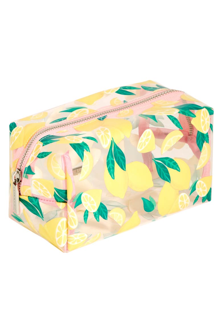 Life & Lemons Makeup Bag, Alternate, color, LIFE AND LEMONS
