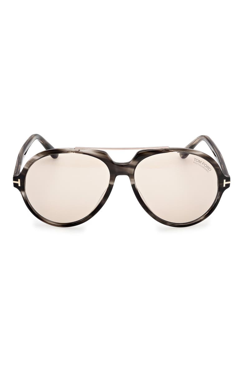 59mm Aviator Sunglasses, Main, color, HAVANA/ OTHER / BROWN