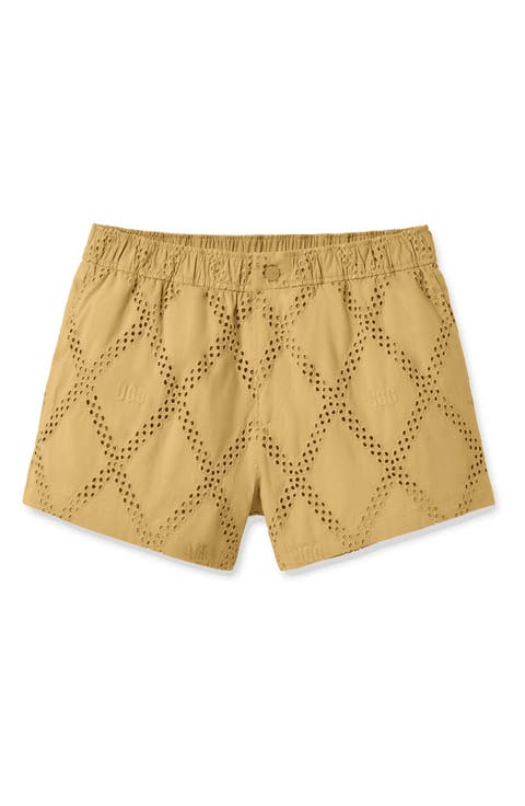 Kellan Cotton Eyelet Shorts