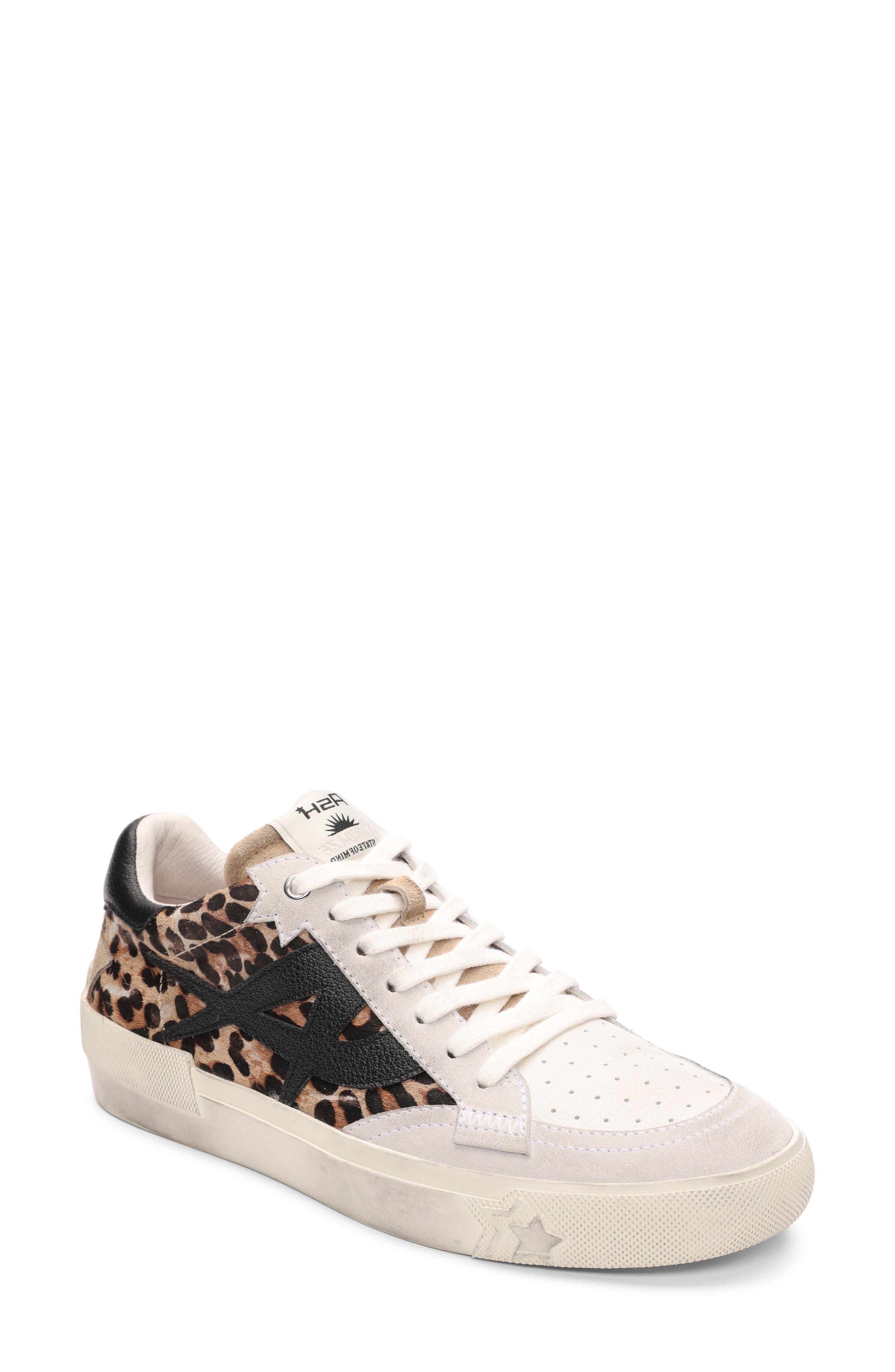 Ash Moonlight Genuine Calf Hair Sneaker, Main, color, 