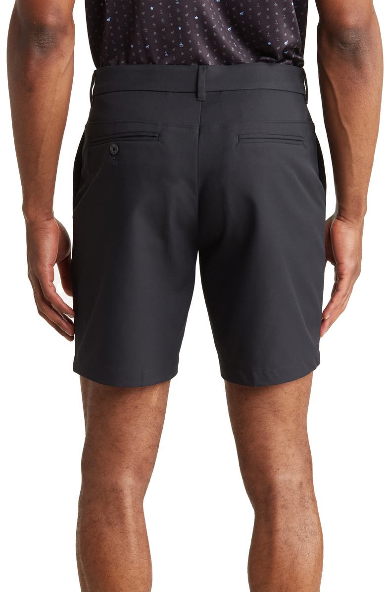 ORIGINAL PENGUIN GOLF 9-Inch Solid Flat Front Golf Shorts, Alternate, color,