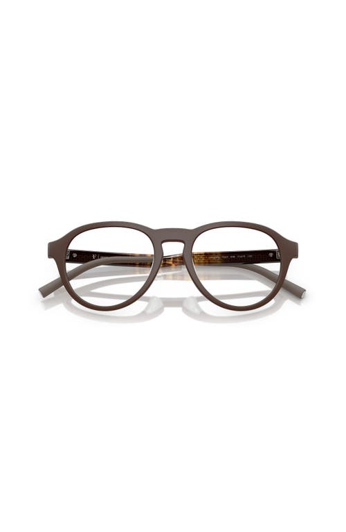 Oliver Peoples 51mm Phantos Optical Glasses In Brown
