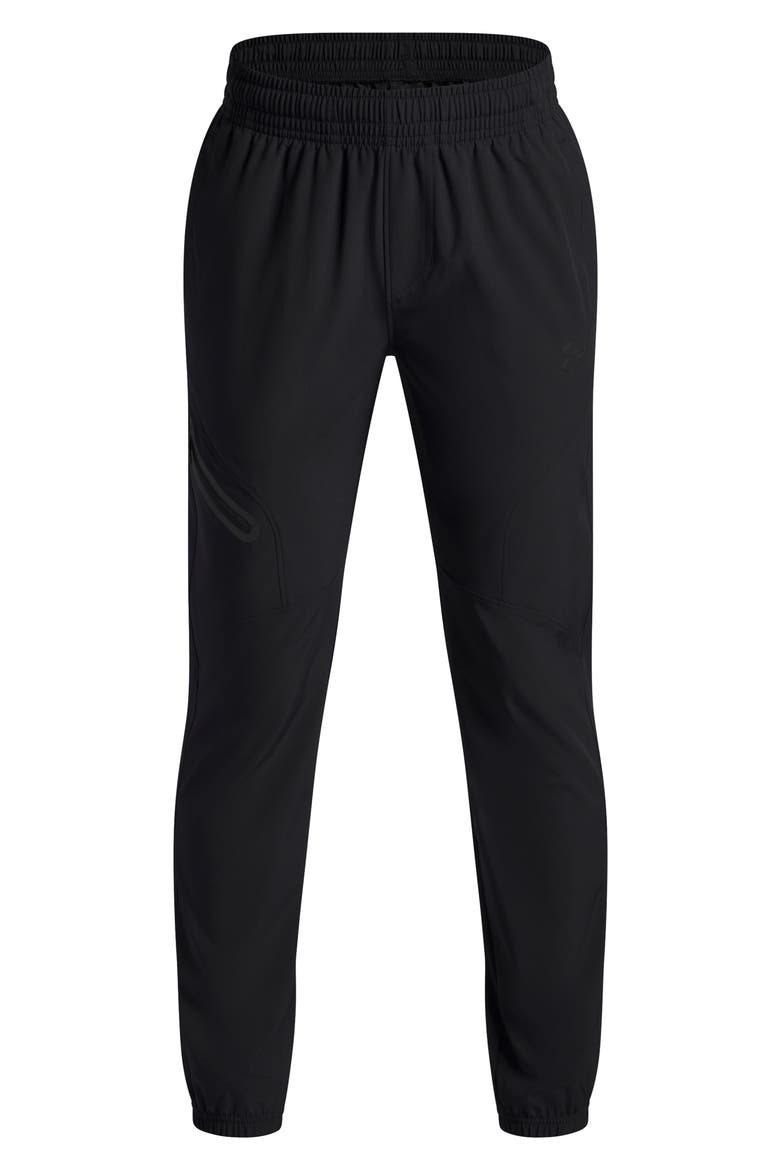 Kids' Unstoppable Woven Joggers, Main, color, BLACK