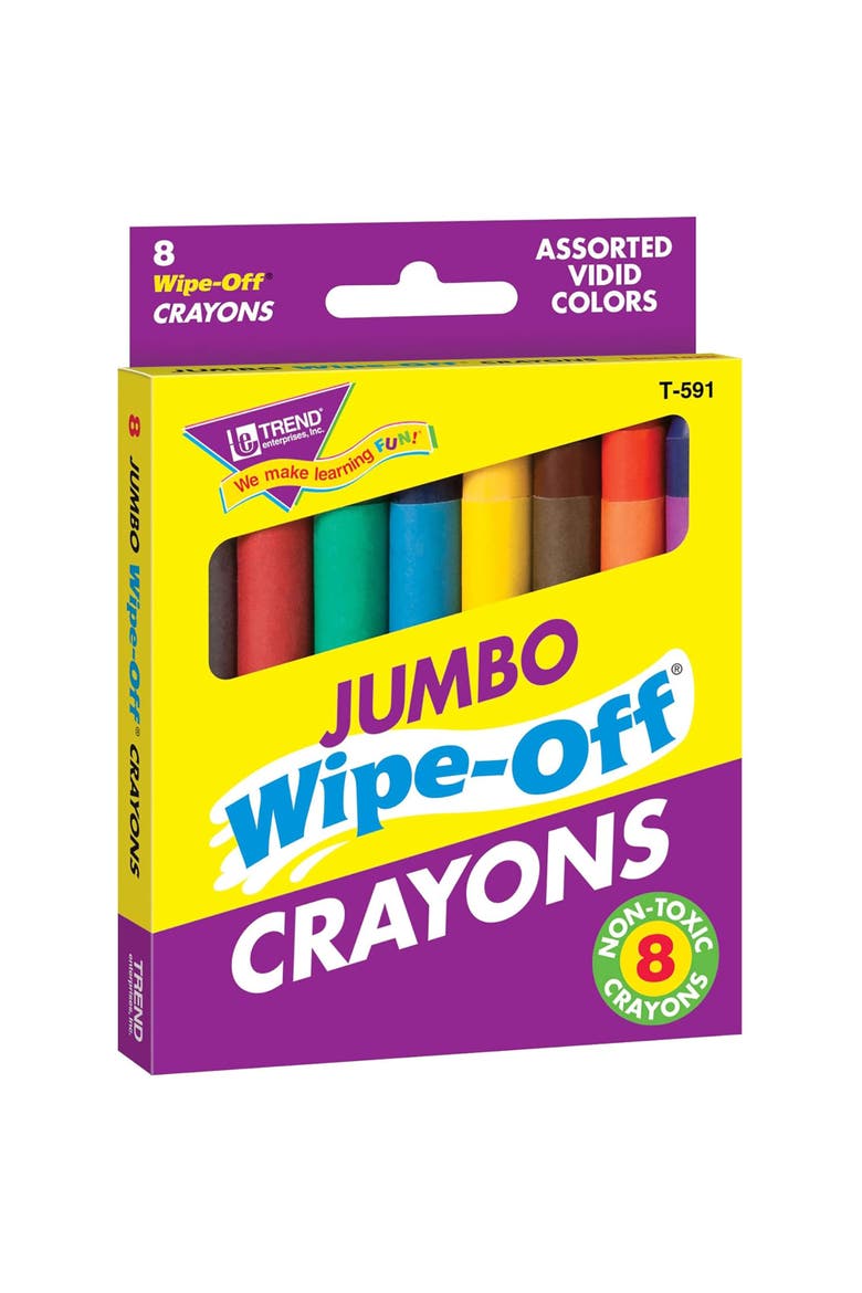 Printing Reusable Book & Crayons, Alternate, color, Multicolored