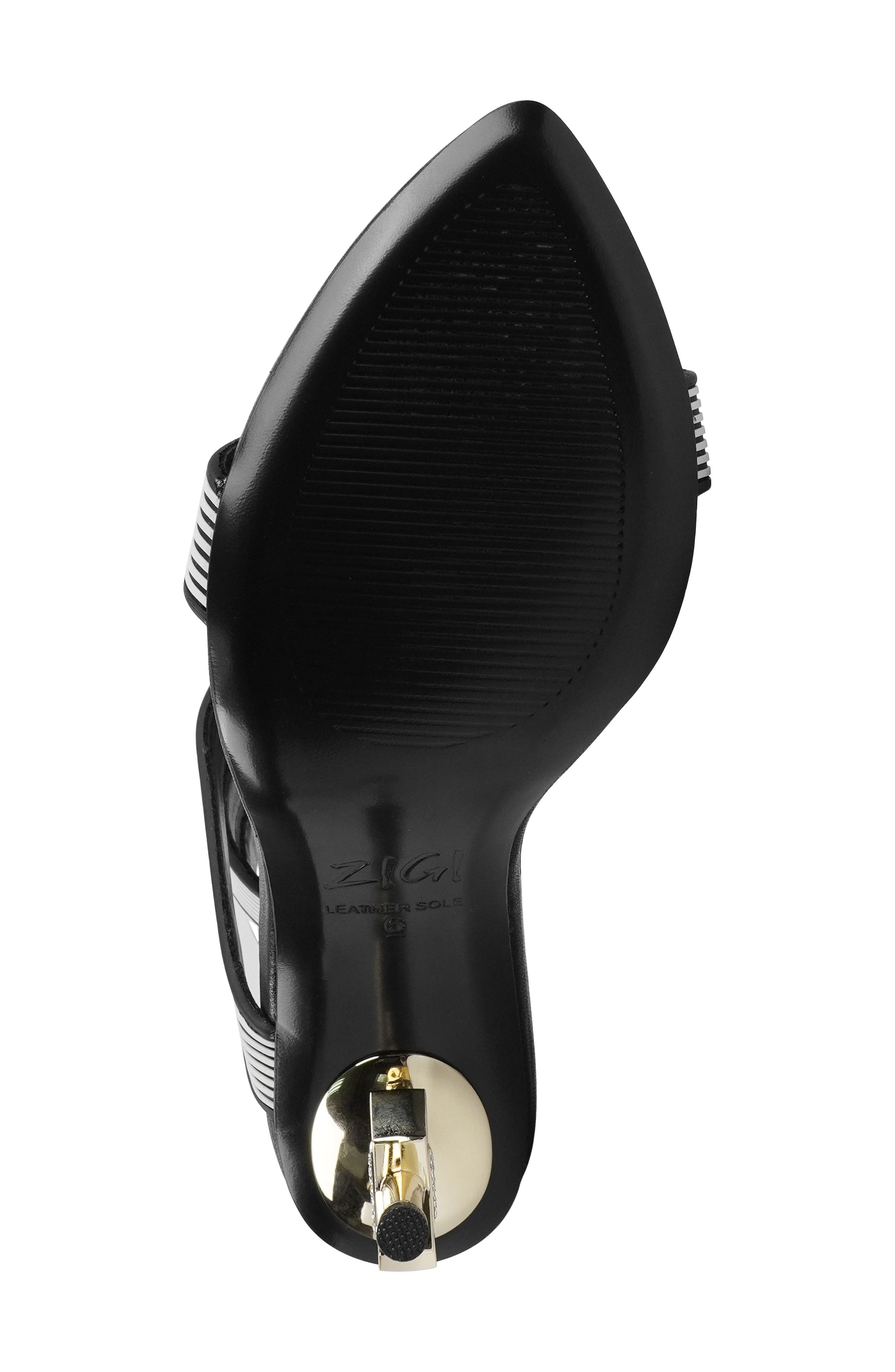 ZIGI Player Ankle Strap Sandal, Alternate, color, Black