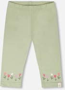 Deux par Deux Organic Cotton Jersey Slim Fit Floral Capri