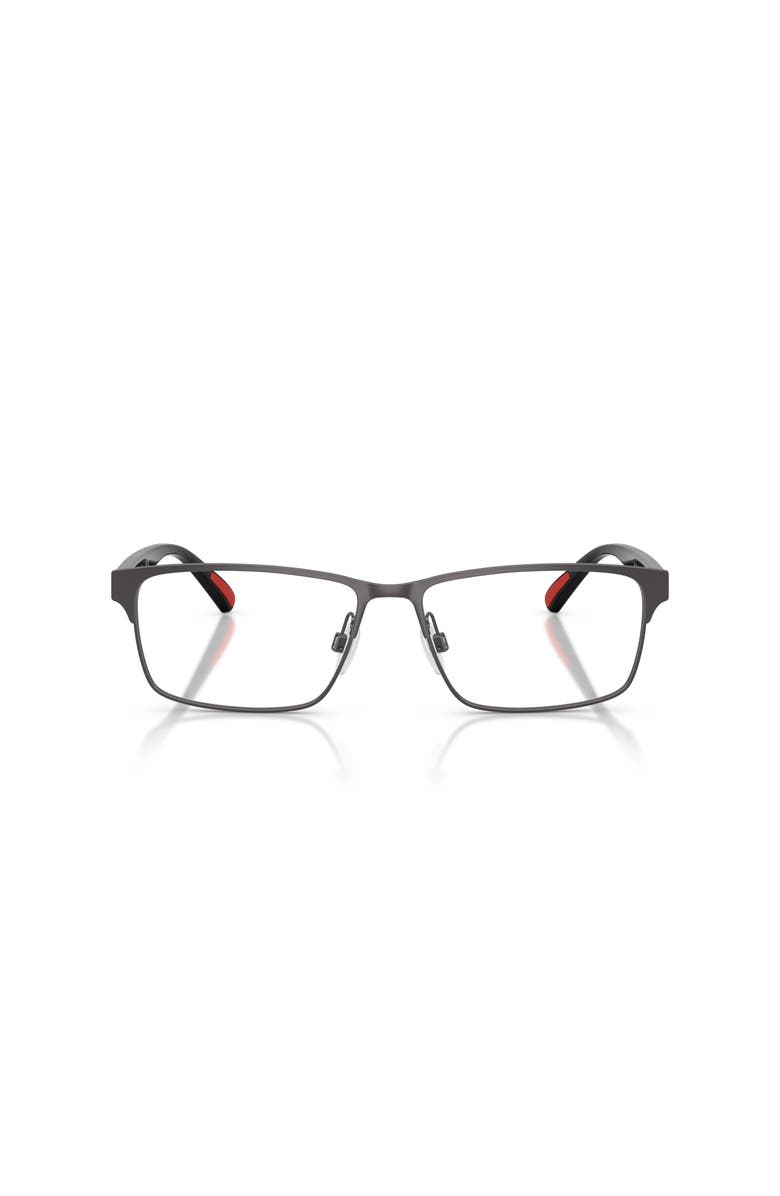 Polo Ralph Lauren 56mm Rectangle optical glasses, Alternate, color, Grey