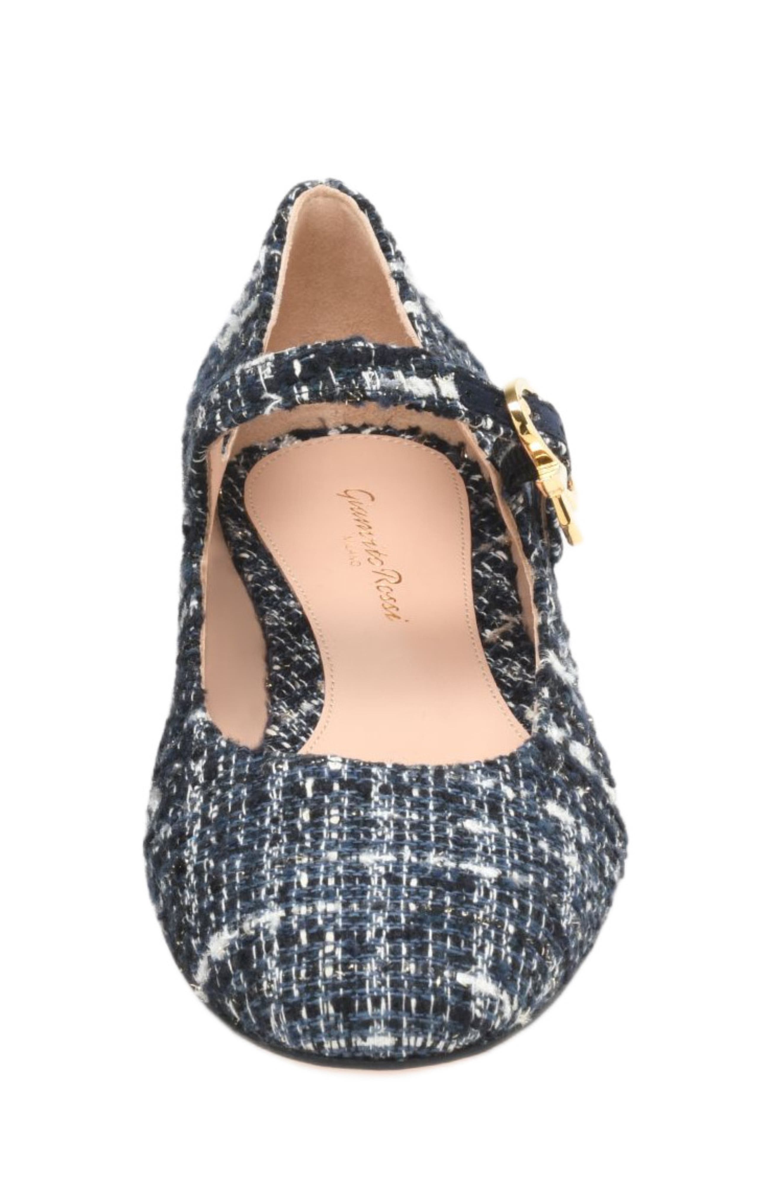 Gianvito Rossi Mary Ribbon 05 Ballerina, Alternate, color, 