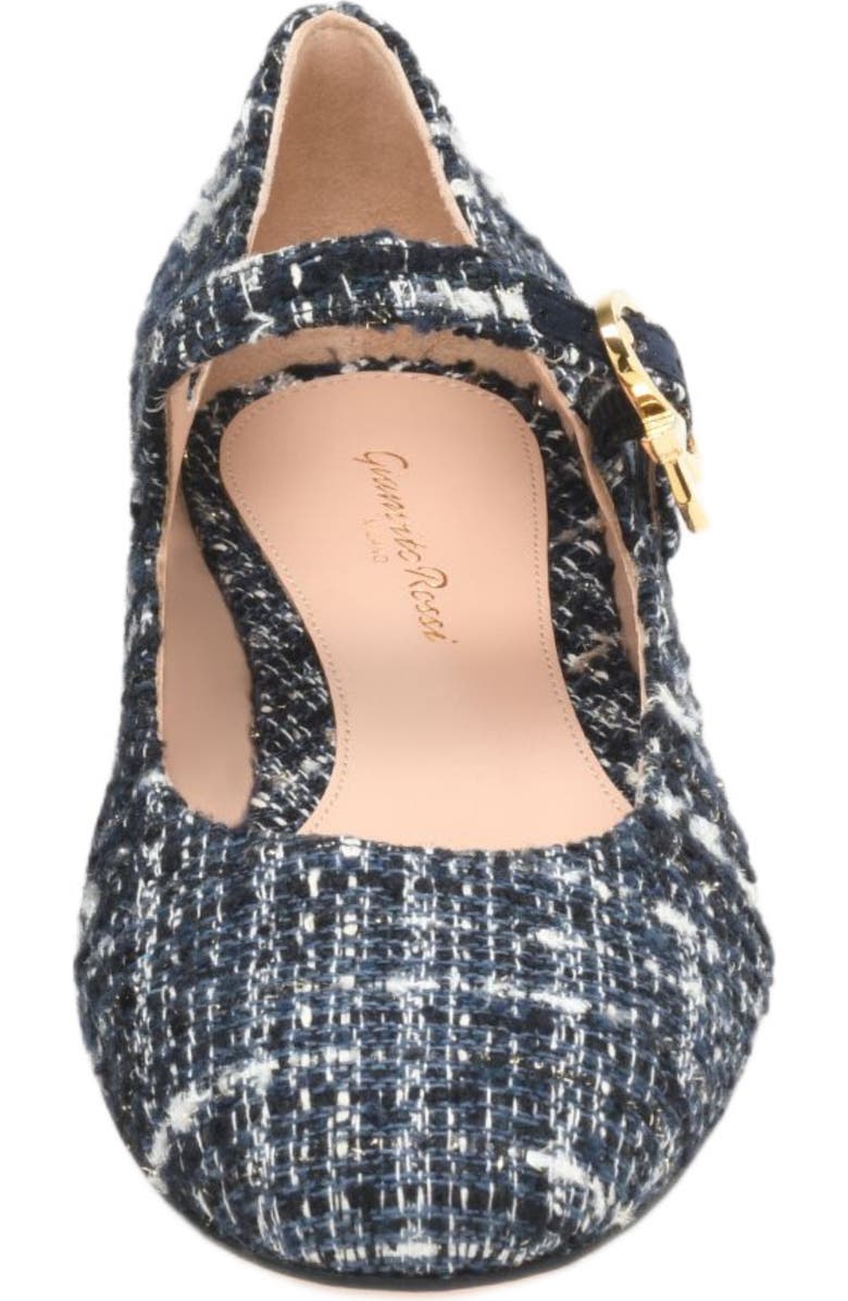 Gianvito Rossi Mary Ribbon 05 Ballerina, Alternate, color,