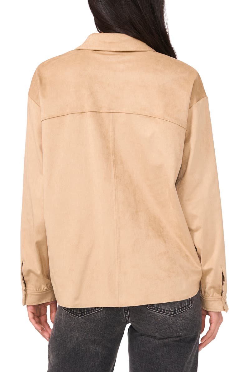 1.STATE Faux Suede Top, Alternate, color, Antique Bronze