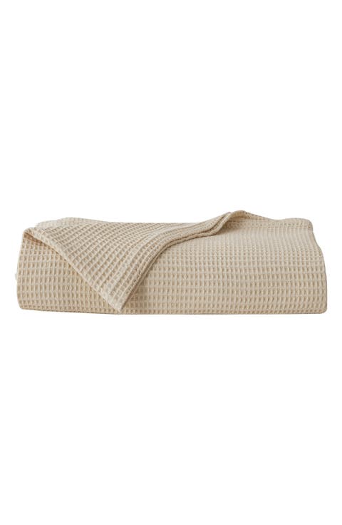 Cotton Waffle Weave Blanket