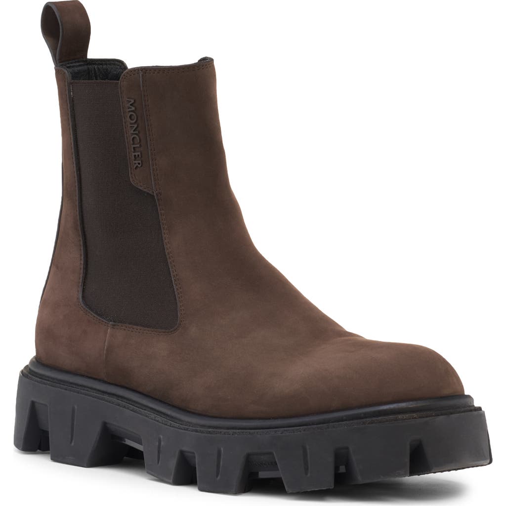 Moncler Peak City Chelsea Ankle Boots Sneakers Brown In Brown