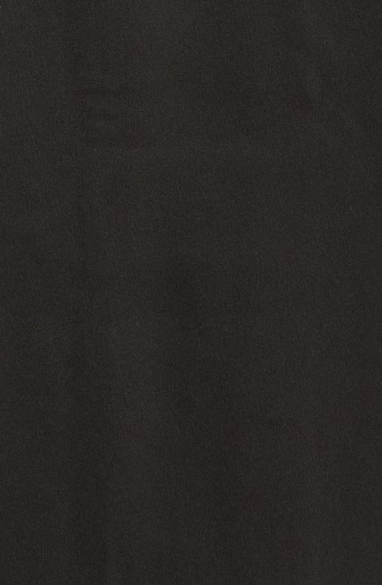 Nordstrom Velveteen Trim Satin Robe, Alternate, color,