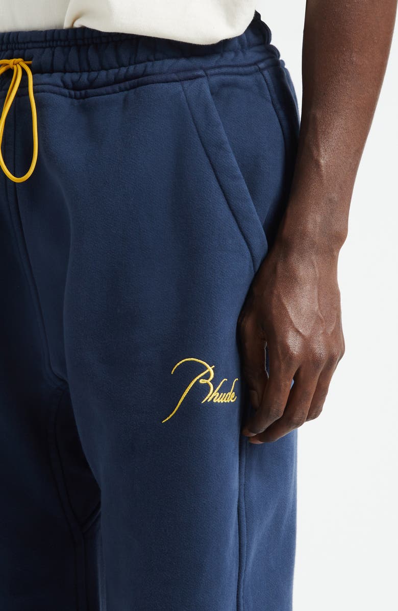 Rhude Classic French Terry Sweatpants, Alternate, color, 