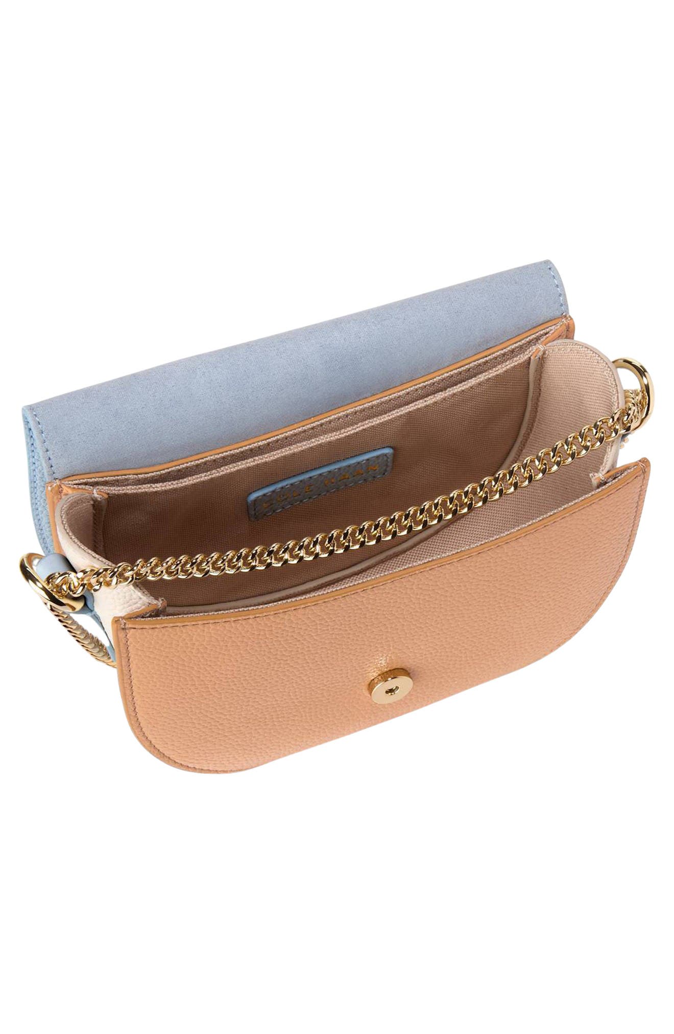 Cole Haan Evie Chain Saddle Crossbody Bag, Alternate, color, 