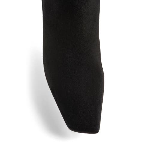 Neil J. Rodgers Meg Knee Boot In Black Suede
