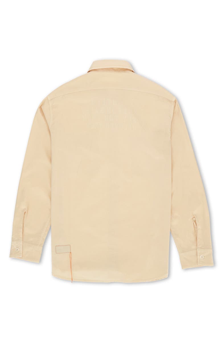 Fortela CPO Twill Cotton Overshirt, Alternate, color, White