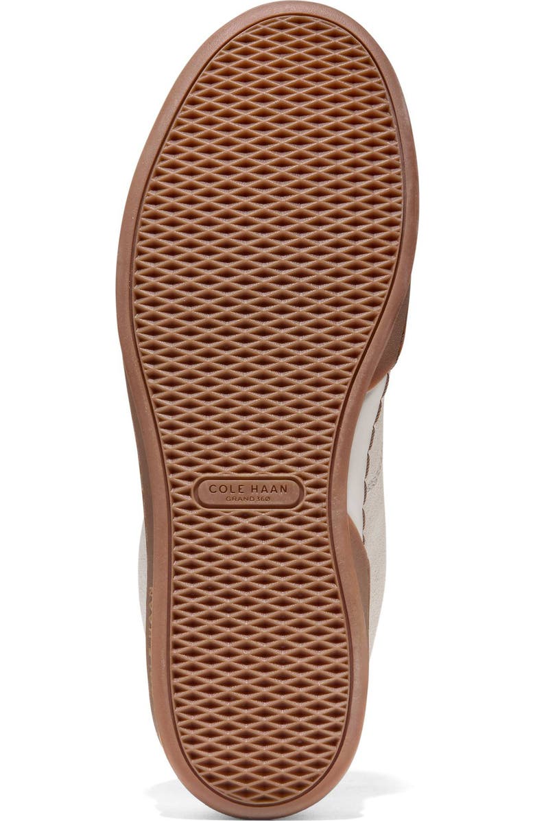 Cole Haan Grand Crosscourt Turfline Sneaker, Alternate, color, Oyster Mushroom Suede/ Green