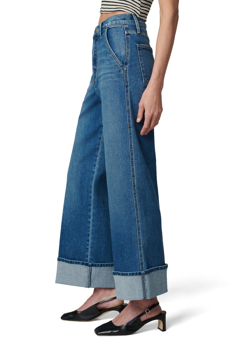 The Trixie Cuffed High Waist Ankle Wide Leg Jeans, Alternate, color, MAGICAL