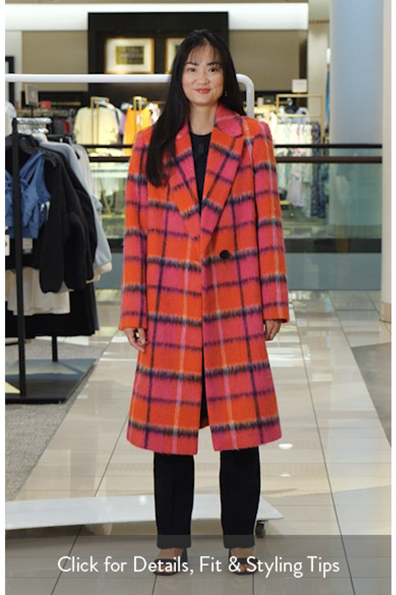 Brushed Plaid Coat video