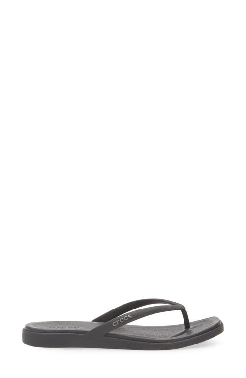 Crocs Miami Flip Flop In Black