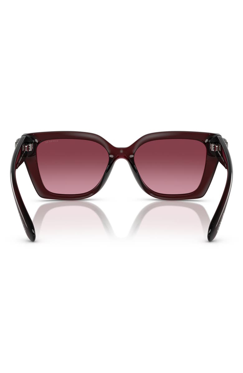 COACH 55mm Gradient Square Sunglasses, Alternate, color, 