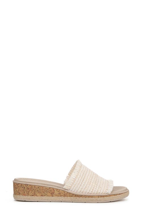 Bzees Women's Breezy Washable Slide Wedge Sandals In Beige