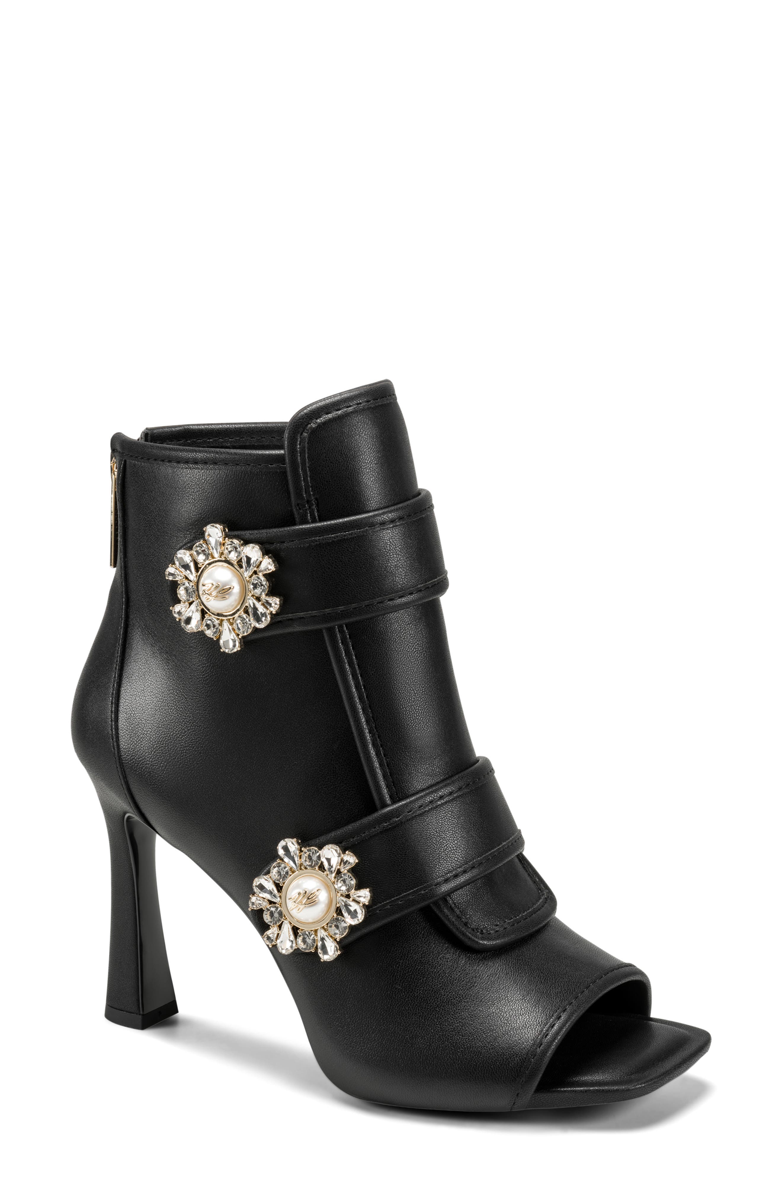 KARL LAGERFELD PARIS Dimitra Crystal Embellished Sandal, Main, color, Black