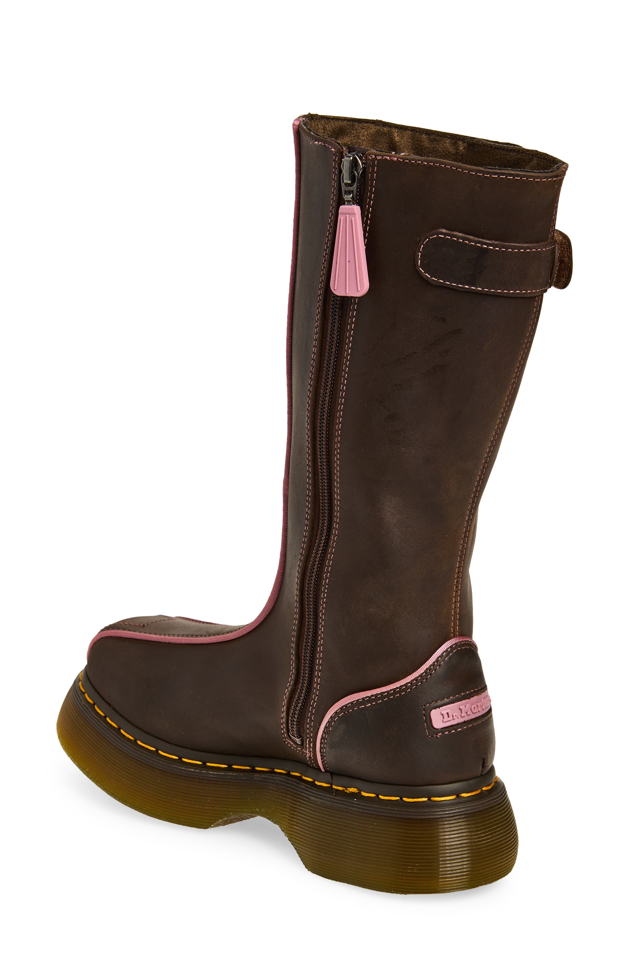 Buzz Hi Platform Boot, Alternate, color, DARK BROWN