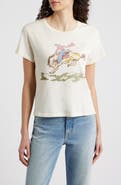 THE GREAT. Little Rider Cotton Graphic T-Shirt