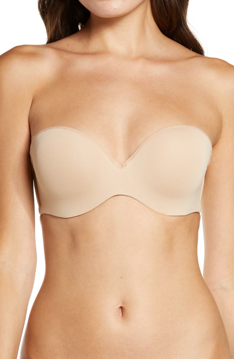 Le Mystère Versatile Strapless Underwire Bra, Main, color,