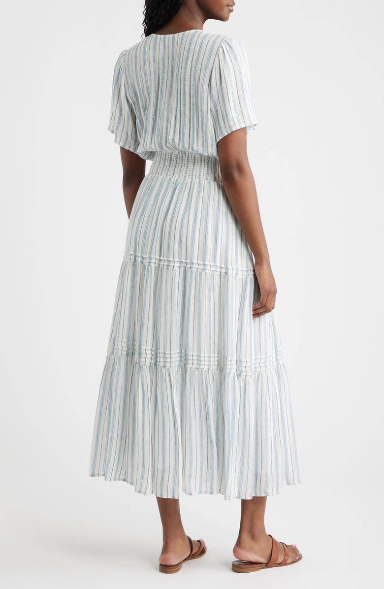 Rails Cannes Stripe Linen Blend Dress, Alternate, color, Windward Stripe