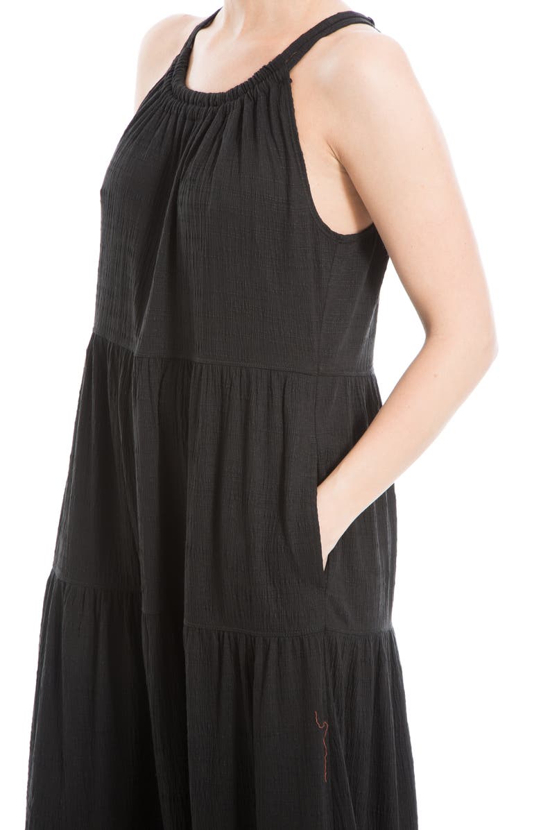 MAX STUDIO Sleeveless Tiered Maxi Dress, Alternate, color,