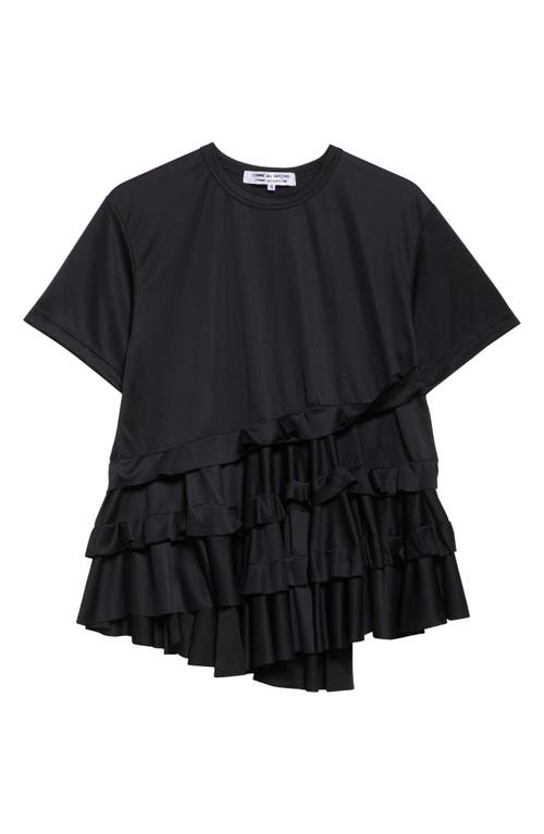 COMME DES GARÇONS COMME DES GARÇONS COMME DES GARÇONS TIERED RUFFLE T-SHIRT