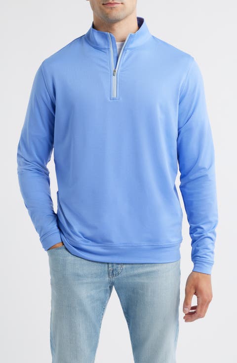 Perth Mélange Performance Quarter Zip Pullover
