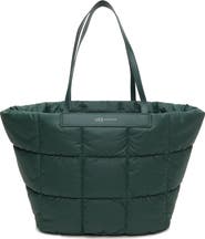 VeeCollective Porter Basque Quilted Recycled Nylon Tote