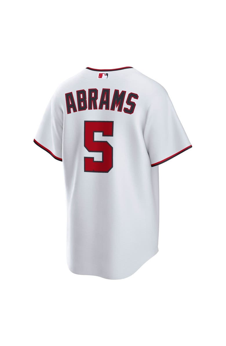 Nike Men's Nike CJ Abrams White Washington Nationals Home Replica Jersey, Alternate, color, White