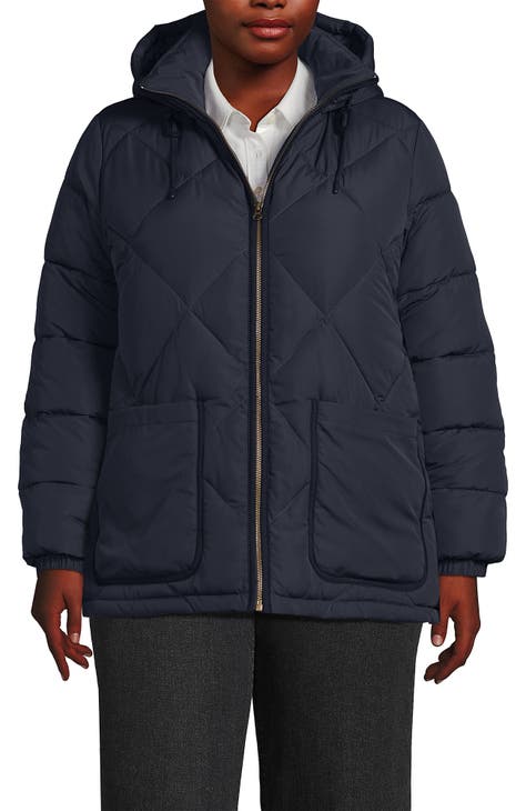 Lands End Womens 2X 20W top 22W Insulated Puffer Jacket