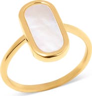 Brook and York Fauna Mother of Pearl Ring