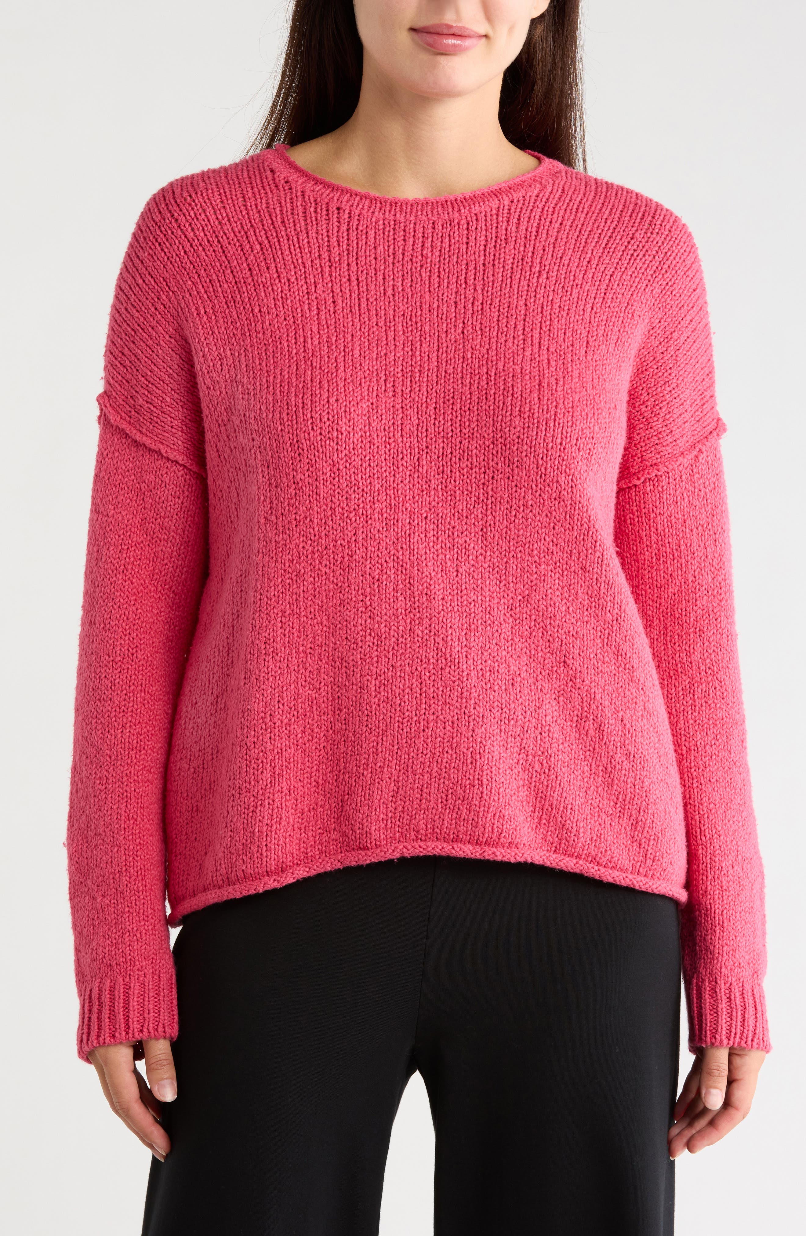 Crewneck Organic Cotton Sweater