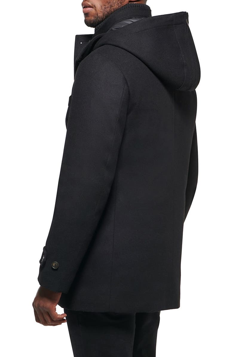 Norwegian Wool City Active Hooded Waterproof & Windproof 750 Fill Power Down Wool Blend Parka, Alternate, color, 